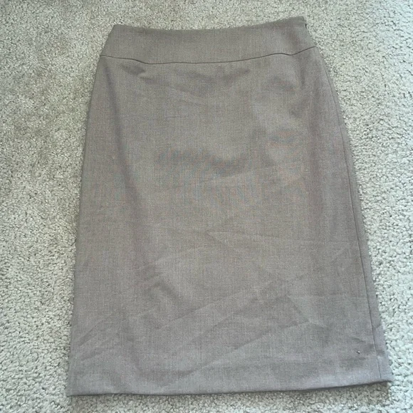 Light Brown / Gray Dress Skirt size 2 - Picture 3 of 11